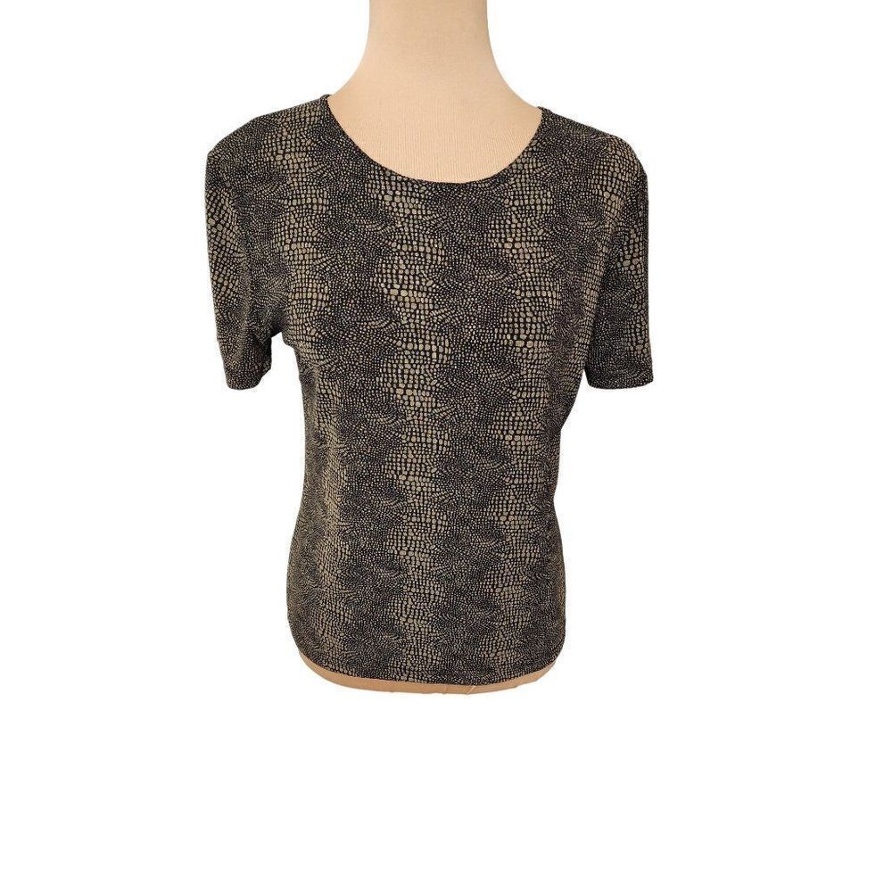 Frazier Lawrence Snake Skin Print Blouse in Medium